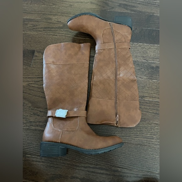 St. John's Bay Womens Duluth Block Heel Riding Boots Size 9 - Picture 1 of 10